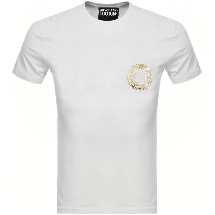 Alternative Image for ProductVersace Jeans Couture Foil Logo T Shirt White1